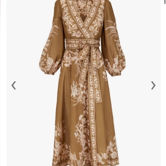 ZIMMERMANN Anneke Wrap Midi Dress - Picture 7 of 14